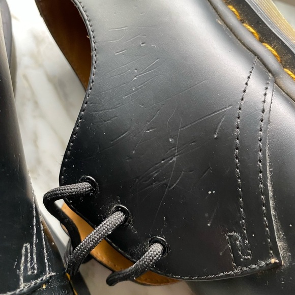 DR. MARTENS 1461 SMOOTH LEATHER OXFORD SHOES IN BLACK - Picture 9 of 9